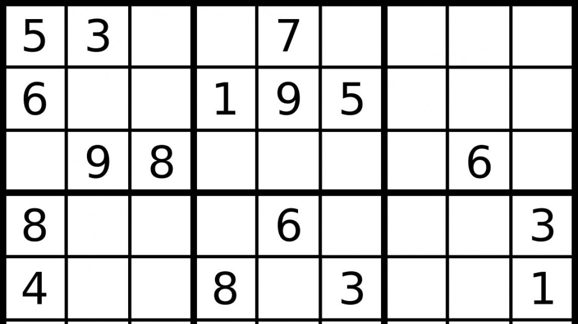 Sudoku Nedir Sudoku Nasil Oynanir Ve Cozulur Ataturk Ortaokulu